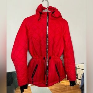 Like new red Michael kors coat